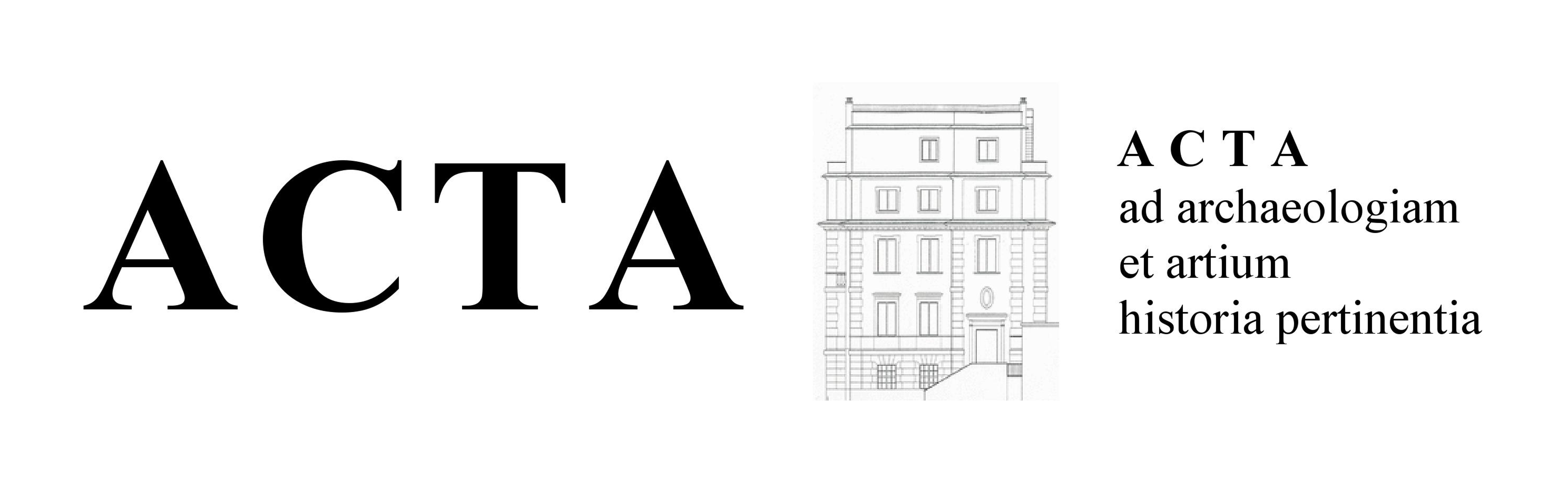Acta ad archaeologiam et artium historiam pertinentia logo