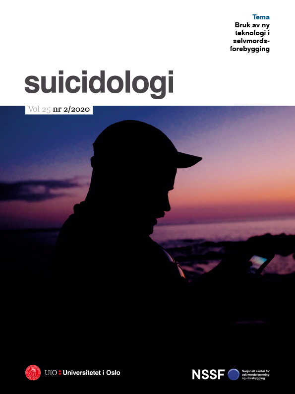 					Se Vol 25 Nr. 2 (2020): Bruk av ny teknologi i selvmordsforebygging 
				