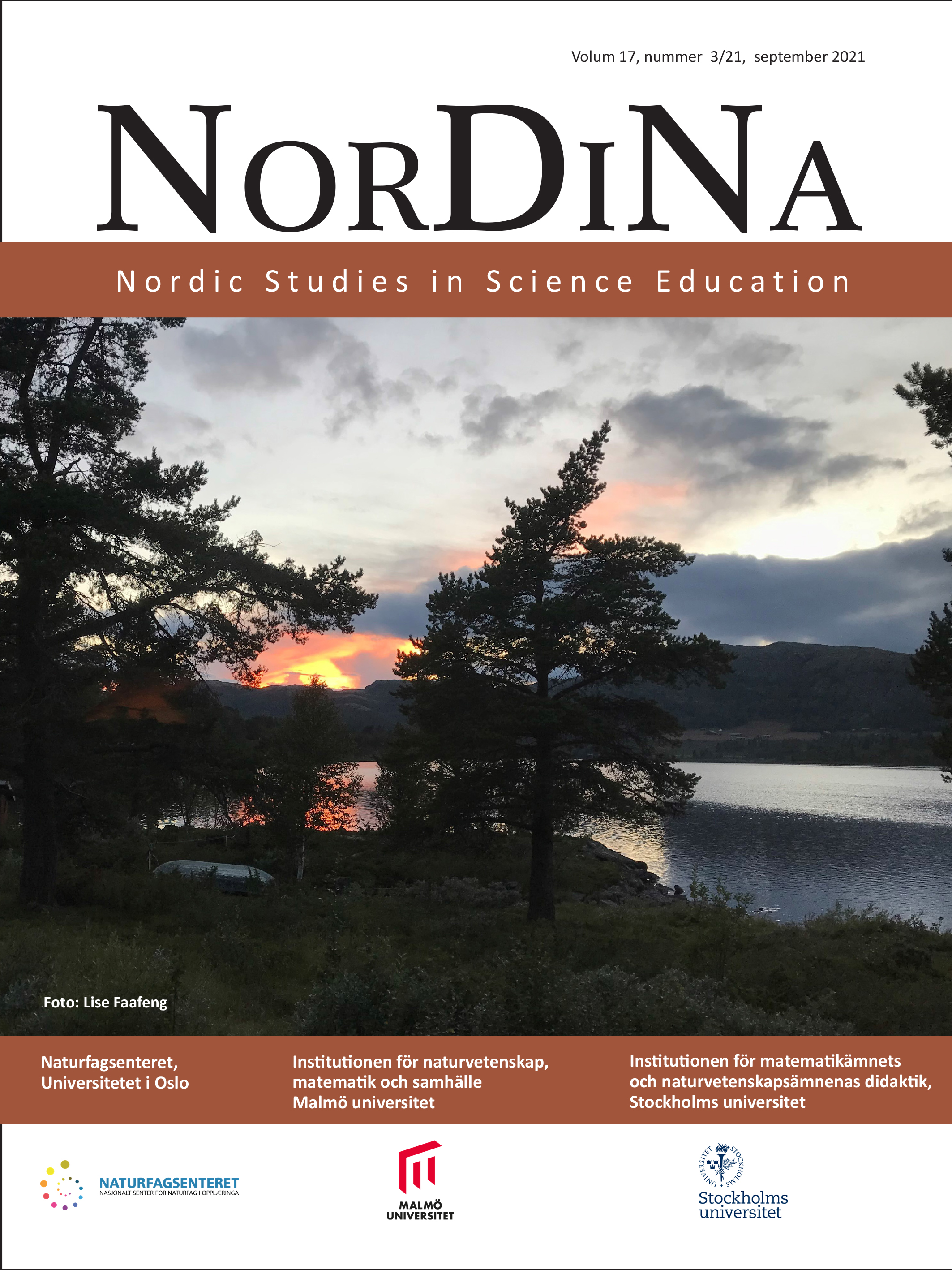 					View Vol. 17 No. 3 (2021): Nordina
				